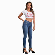 Diamond Dust Skinny Jeans para Mujer
