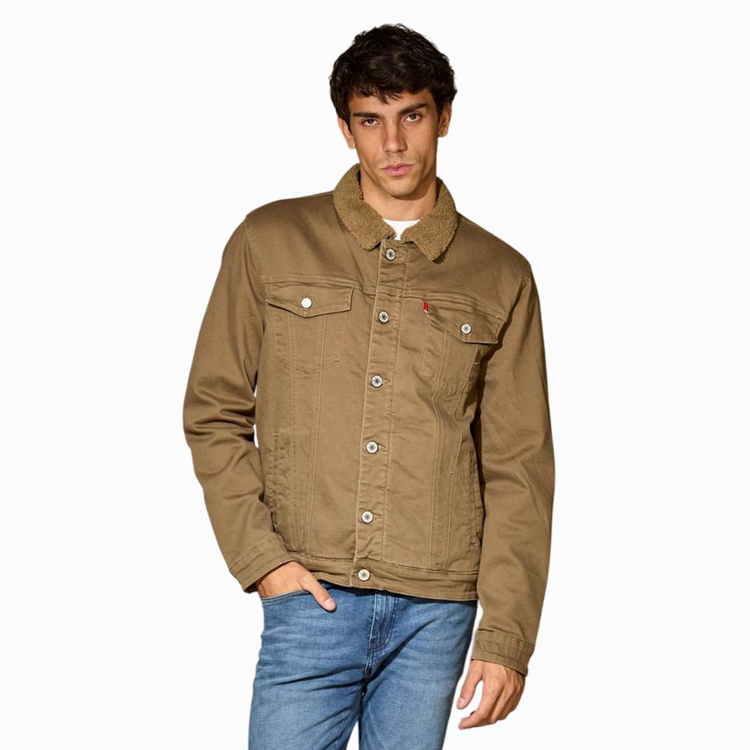 Chamarra Rustic Comfort Con Borrega para Hombre