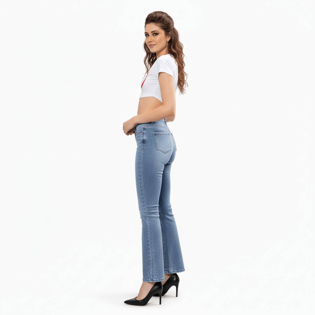 Highline Jeans Acampanados para Mujer
