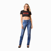 Bluewave Jeans Rectos para Mujer