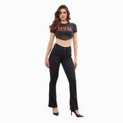 Midnight Jeans Acampanados para Mujer