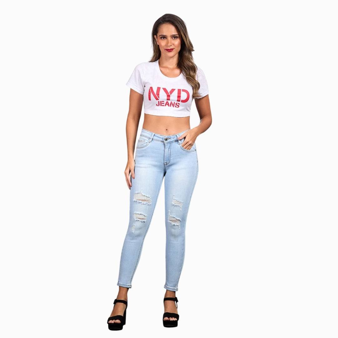 Jeans Urban Explorer Skinny para Mujer - Mayoreo