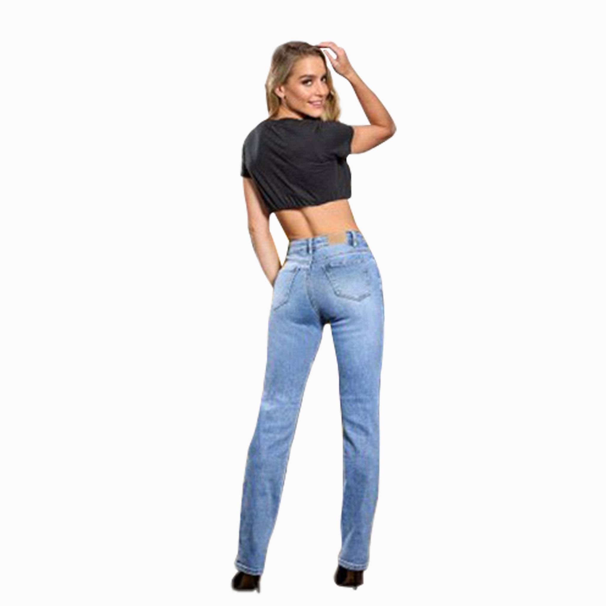 Jeans Skyline Straight para Mujer - Mayoreo