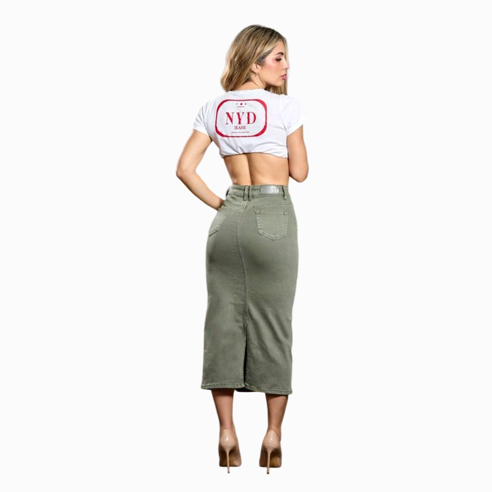 Forest Echo A-Line Skirt