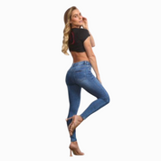 Glimmering Blue Skinny