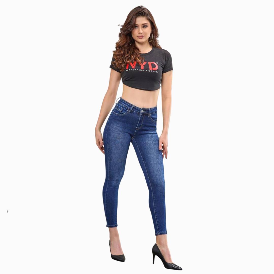 True Blue Sculpt Skinny Jeans para Mujer