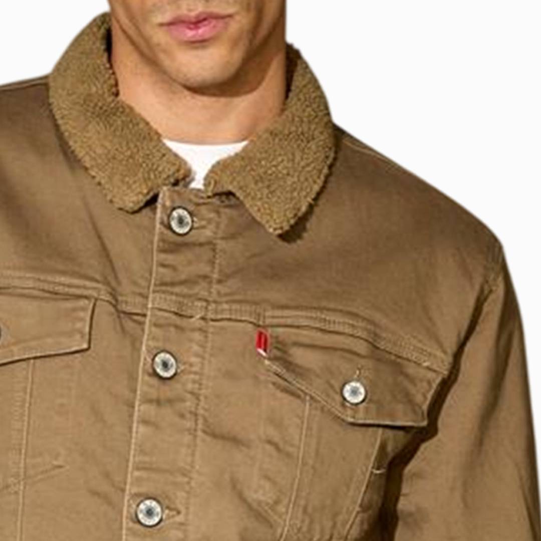 Chamarra Rustic Comfort Con Borrega para Hombre