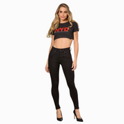 Jeans Jet Black Form Skinny - Mayoreo