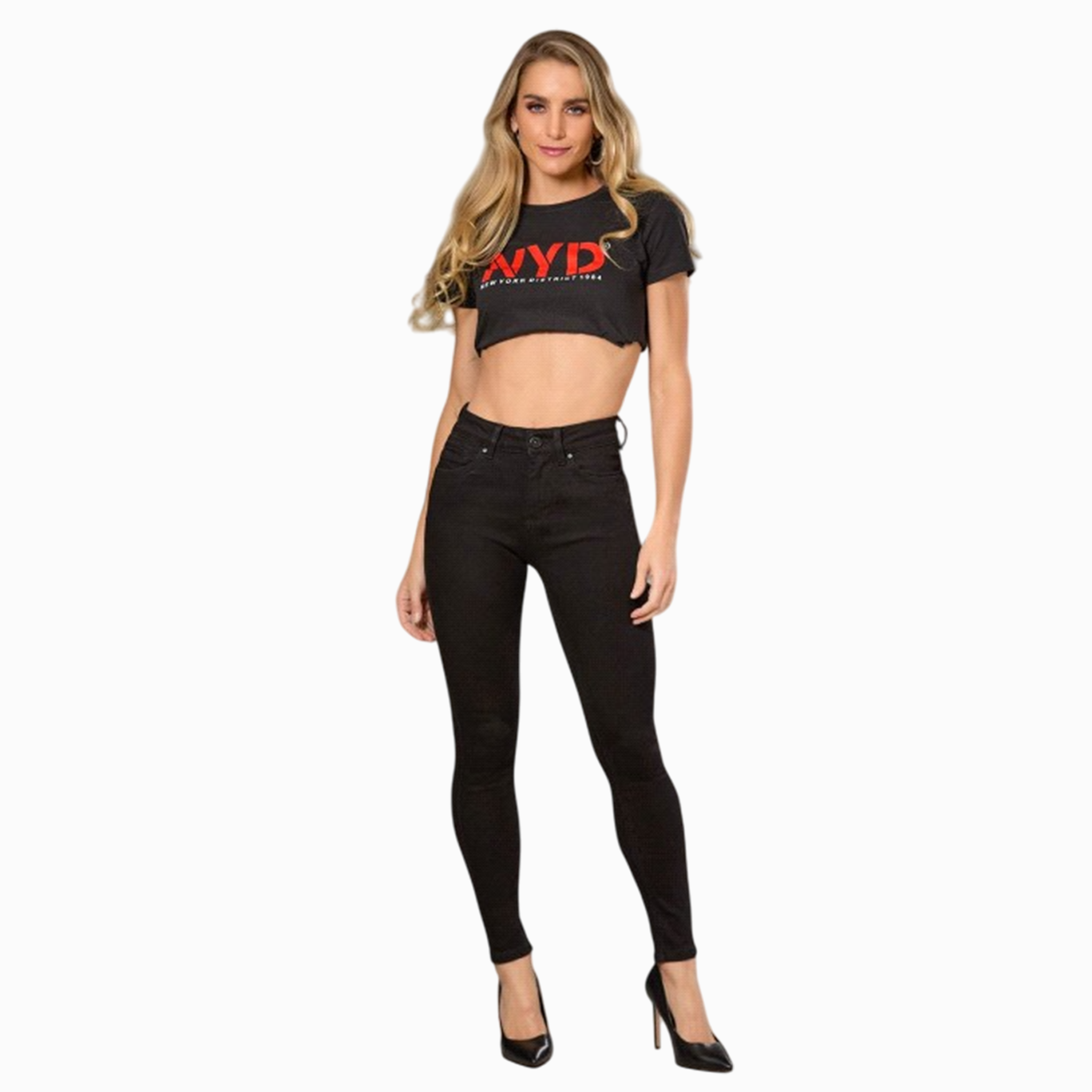 Jeans Jet Black Form Skinny - Mayoreo