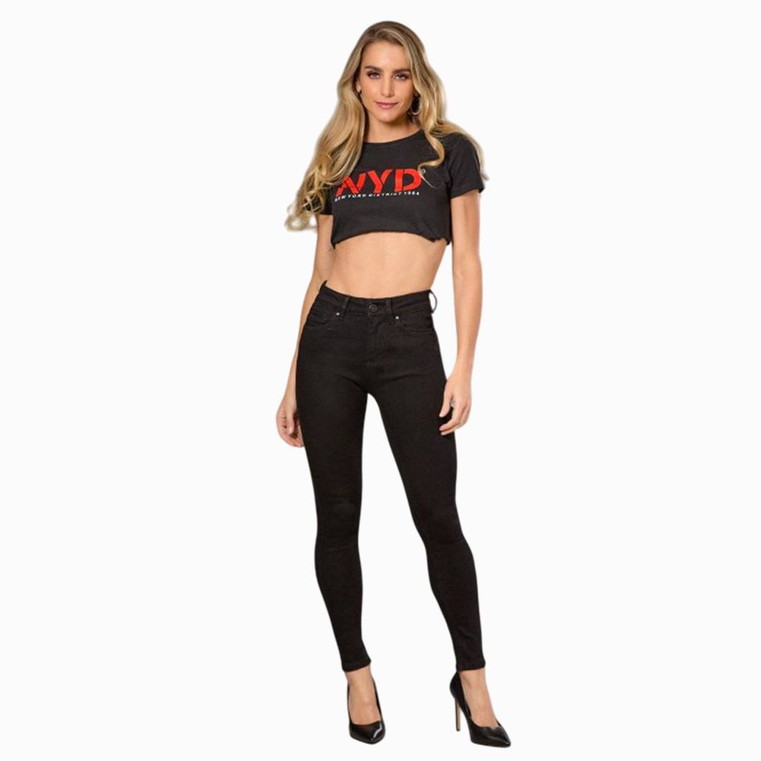 Jet Black Form Skinny Jeans