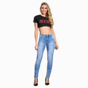Jeans Effortless Sky Relaxed - Mayoreo