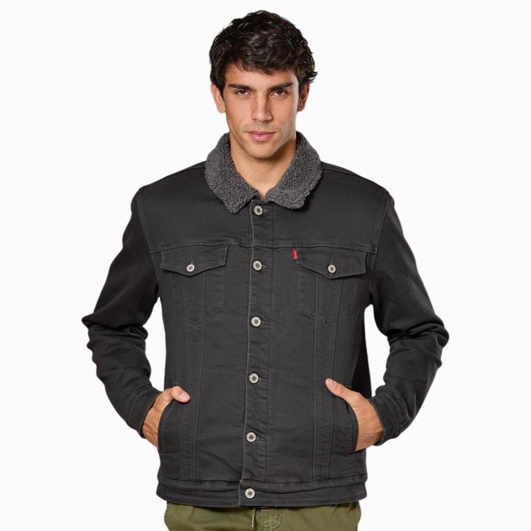 Chamarra Smoky Comfort Con Borrega para Hombre