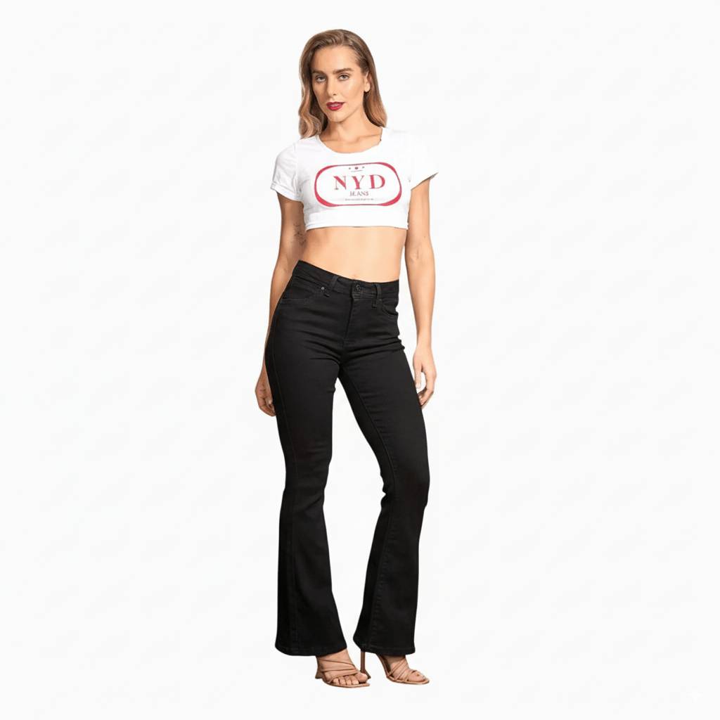Noir Western Bootcut Jeans