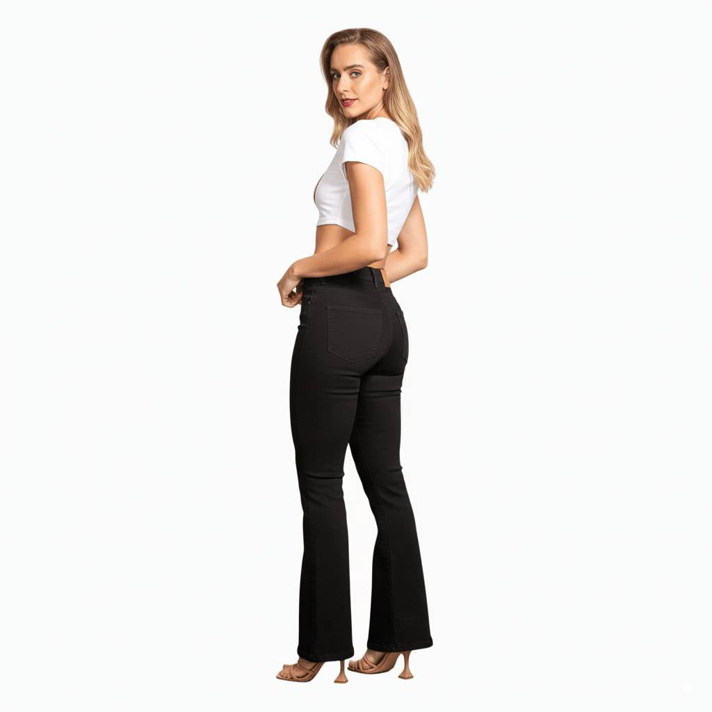 Noir Western Bootcut Jeans