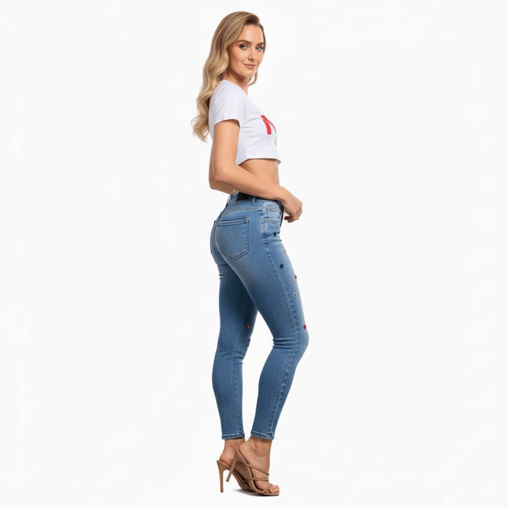 Gemstone Skinny Jeans