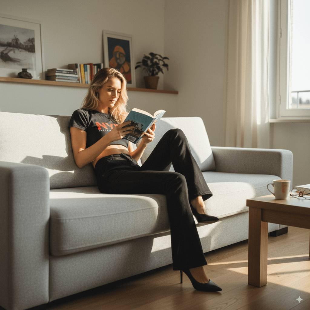 Jeans Shadow Stream Flare para Mujer - Mayoreo