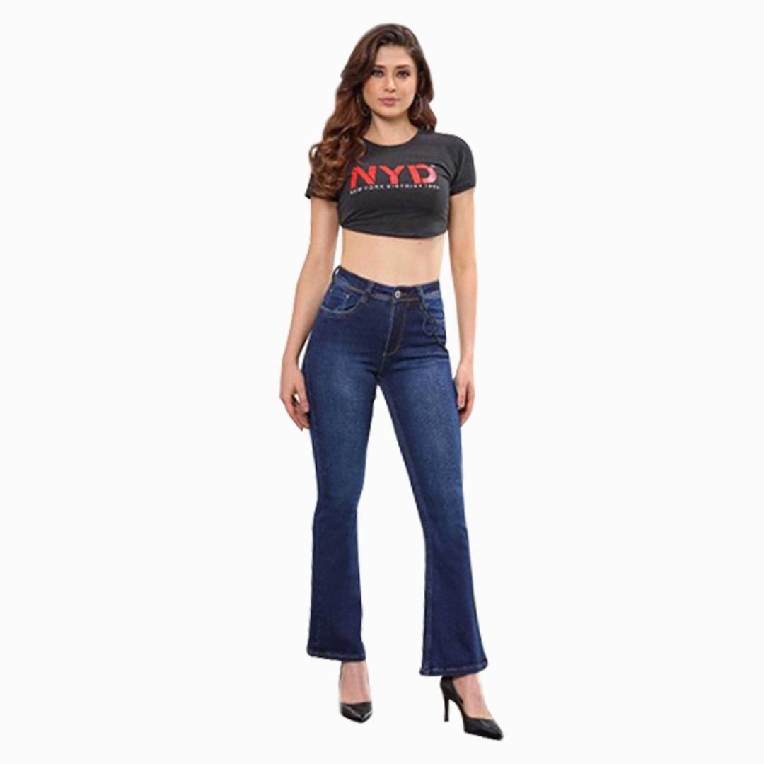 Jeans Highline Flare para Mujer - Mayoreo